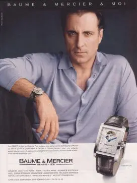 Andy Garcia portant une Audemars Piguet
