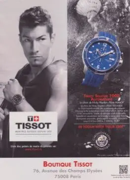 Nicky Hayden portant une Tissot