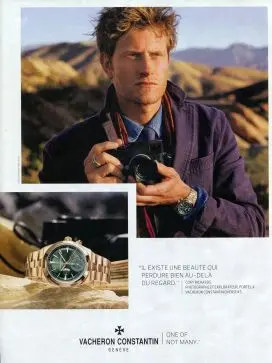 Cory Richards portant une Vacheron Constantin